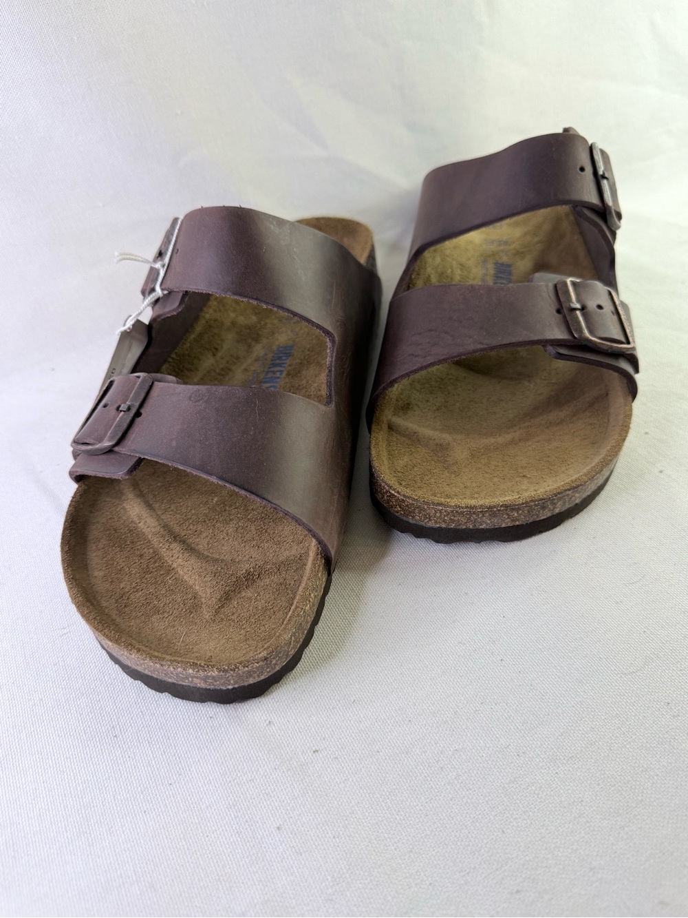 Birkenstock Habana Arizona Two-Strap Sandal - Brown Men’s 9 & 11 Softbed New